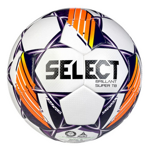 Biało-fioletowa piłka nożna Select Brillant Super TB 24 100030