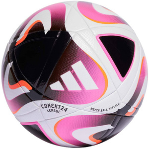 Biało-różowa piłka nożna Adidas Conext 24 League