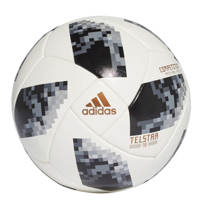 Biało-czarna piłka nożna Adidas Telstar 18 Competition CE8085 r5