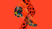 Pomarańczowo-czarne buty piłkarskie na orlik Nike Mercurial Superfly Club TF AH7372-810