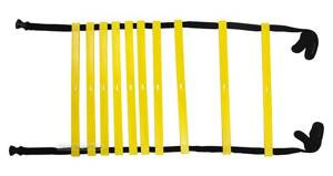 Żółta drabinka koordynacyjna do treningu Vinex AGL-FF09M 9m