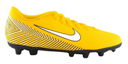 Żółto-czarne buty piłkarskie Nike Mercurial Vapor Club Neymar MG AO9472-710 JR