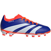 Granatowo-pomarańczowe buty piłkarskie Adidas Predator League IF6412 - Junior