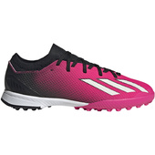 Różowo-czarne buty turfy Adidas X Speedportal.3 GZ2465 - Junior