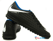 Czarne buty piłkarskie na orlik Nike HypervenoM Phade TF 852585-002 JR