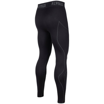 Czarny komplet termoaktywny męski Alpinus Baselayer Active GT43257