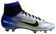 Szaro-niebieskie buty piłkarskie Nike Mercurial Victory DF FG 921486-407 JR