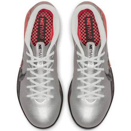 Srebrne buty piłkarskie halówki Nike Mercurial Vapor Academy AT8139-006 - Junior