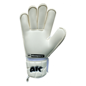 Biało-czarne rękawice bramkarskie 4Keepers Champ Black V RF - Junior