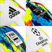 Biała piłka nożna Adidas Finale Top Training DY2551 r4