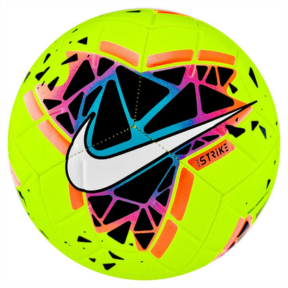 Żółto-czarna piłka nożna Nike Strike SC3639-702 r4