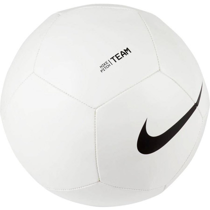 Biała piłka nożna Nike Pitch Team DH9796-100 - rozmiar 5