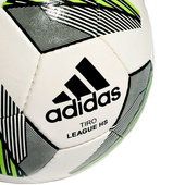 Biało-zielona piłka nożna Adidas Tiro Match FS0368 - rozmiar 4 + Pompka
