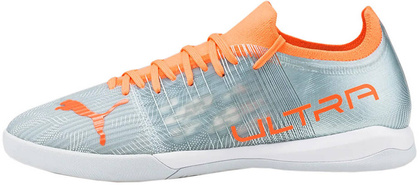 Szaro-pomarańczowe buty halówki Puma Ultra 3.4 106731 01