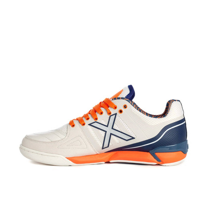 Szaro-pomarańczowe buty halowe Munich Prisma 19 3116019