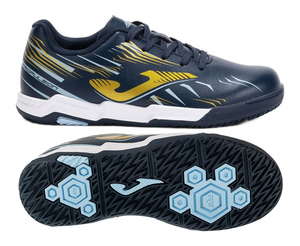 Granatowo-złote buty piłkarskie Joma Propulsion 2503 PRJW2503IN - Junior