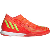 Czerwono-pomarańczowe buty piłkarskie halówki Adidas Predator Edge.3 GV8518