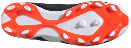Czarno-pomarańczowe buty piłkarskie Adidas Predator League IG5440 - Junior