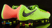 Zielono-pomarańczowe buty piłkarskie Nike Hypervenom Phelon FG 852556-308