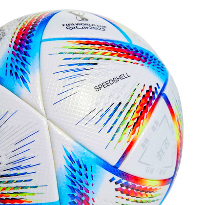 Biała piłka nożna meczowa Adidas Al Rihla Pro Fifa World Cup 2022 H57783