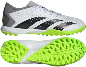 Szaro-seledynowe buty turfy Adidas Predator Accuracy.3 GZ0003