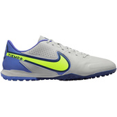 Szaro-niebieskie buty piłkarskie turfy Nike Tiempo Legend 9 Academy DA1191 075