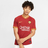 Bordowa koszulka Nike AS ROMA Breathe Stadium Home AJ5559-613