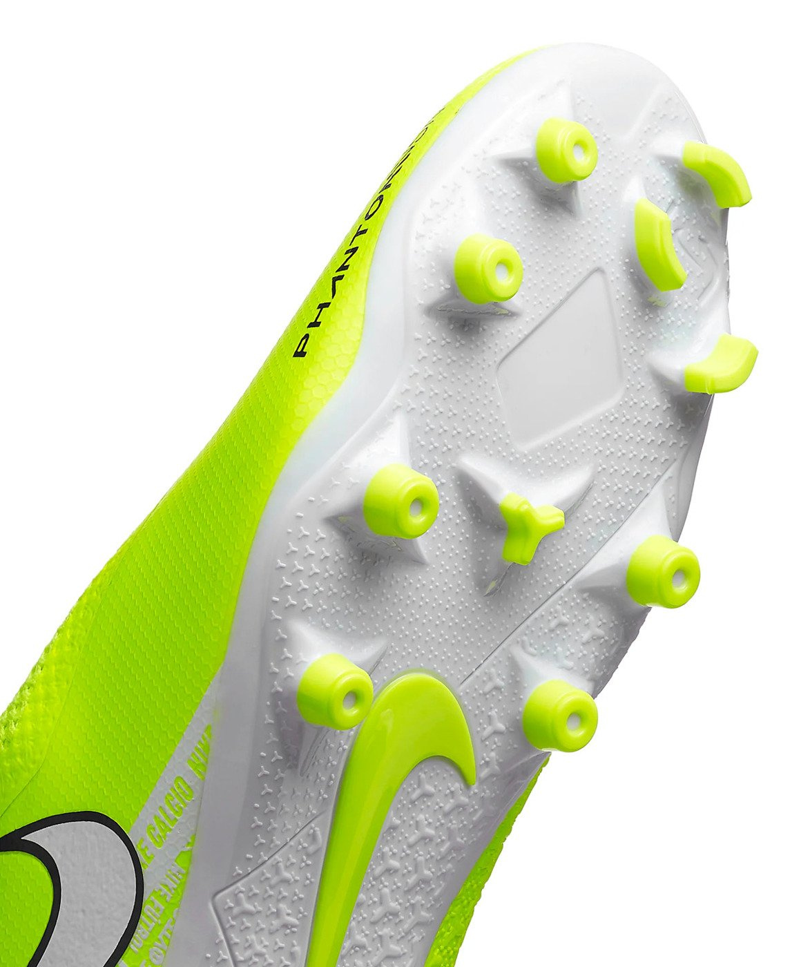 Żółte buty piłkarskie Nike Phantom Vision Academy DF FG/MG