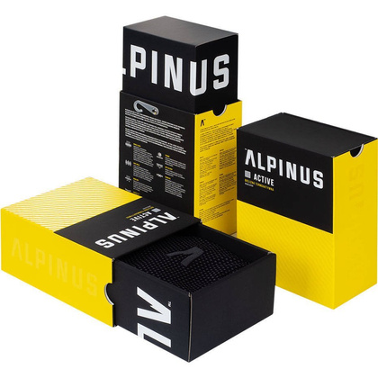Czarny komplet termoaktywny męski Alpinus Baselayer Active GT43257