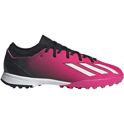 Różowo-czarne buty turfy Adidas X Speedportal.3 GZ2465 - Junior