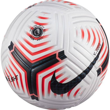Biało-czerwona piłka nożna Nike Flight Premier League FA20 CQ7147-100 OMB - rozmiar 5