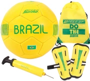Żółto-zielony zestaw piłkarski Speed Up Brasil 3090