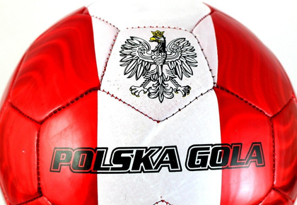 Biało-czerwona piłka nożna Fulsport Polska gola - rozmiar 5
