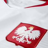 Biało-czerwona koszulka oficjalna reprezentacji Polski Nike Breathe Stadium Home 2018 893893-100