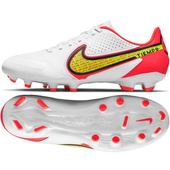 Biało-czerwone buty piłkarskie Nike Tiempo Legend 9 Academy FG/MG DA1174 176