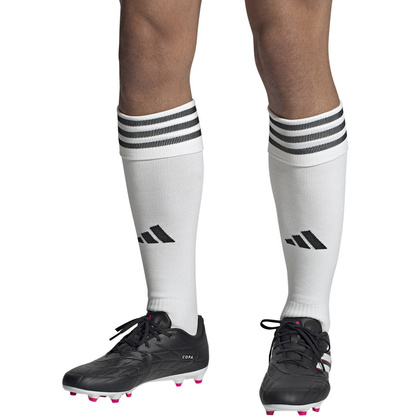 Czarno-białe buty piłkarskie korki Adidas Copa Pure.3 FG HQ8942