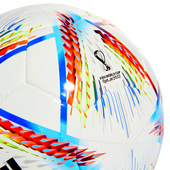 Biała piłka nożna halowa Adidas Al Rihla Sala Pro Fifa World Cup 2022 H57789