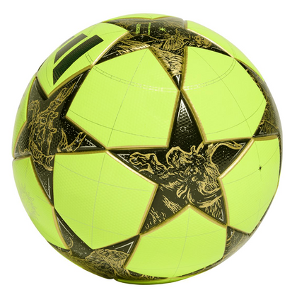 Seledynowo-czarna piłka nożna Adidas UCL UEFA Champions League JZ9994