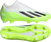 Biało-seledynowe buty korki Adidas X Crazyfast.3 LL HQ4515