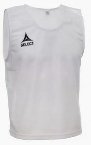 Biały znacznik piłkarski sportowy narzutka Select Basic Junior 640007