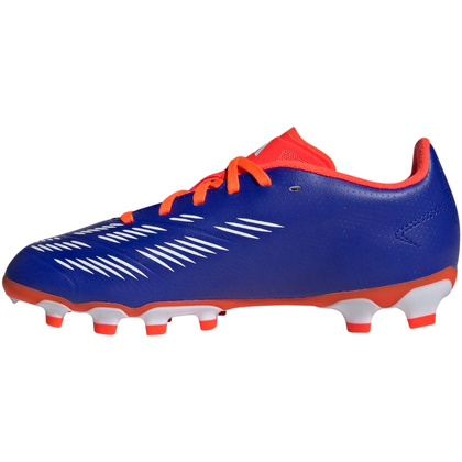 Granatowo-pomarańczowe buty piłkarskie Adidas Predator League IF6412 - Junior