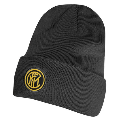 Szara czapka zimowa Nike Beanie Dry Inter Mediolan CK2301-021