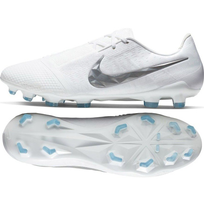 Białe buty piłkarskie korki Nike Phantom Venom Elite FG AO7540-100