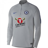 Bluza treningowa Nike Chelsea Londyn Dry Squad Drill Top 914007-015 szaro-niebieska