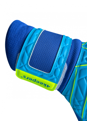 Turkusowo-niebieskie rękawice bramkarskie 4Keepers Soft Azur NC