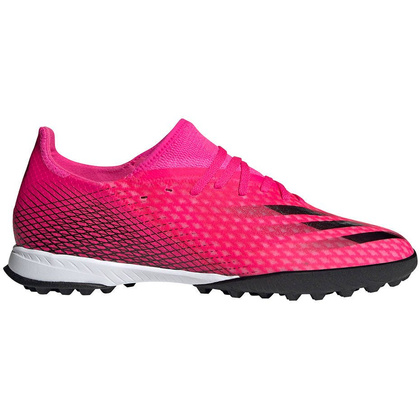 Różowo-czarne buty piłkarskie turfy Adidas X Ghosted.3 TF FW6940