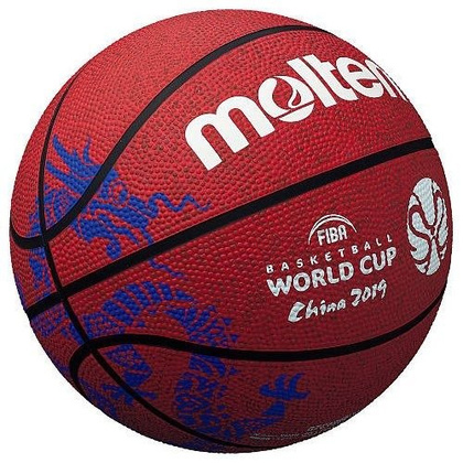 B7C1600-M9C-R Piłka do koszykówki Molten FIBA World Cup China 2019 replika / czerwona