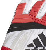 Rękawice bramkarskie Adidas Predator Pro CF1352 biało-czerwone 
