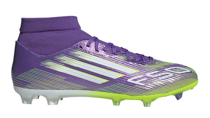 Fioletowo-zielone buty piłkarskie Adidas F50 League JI0886