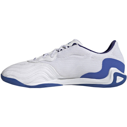 Biało-niebieskie buty piłkarskie halówki Adidas Copa Sense.3 GV8776